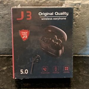 J3 5.0 Wireless Earphone Bluetooth New